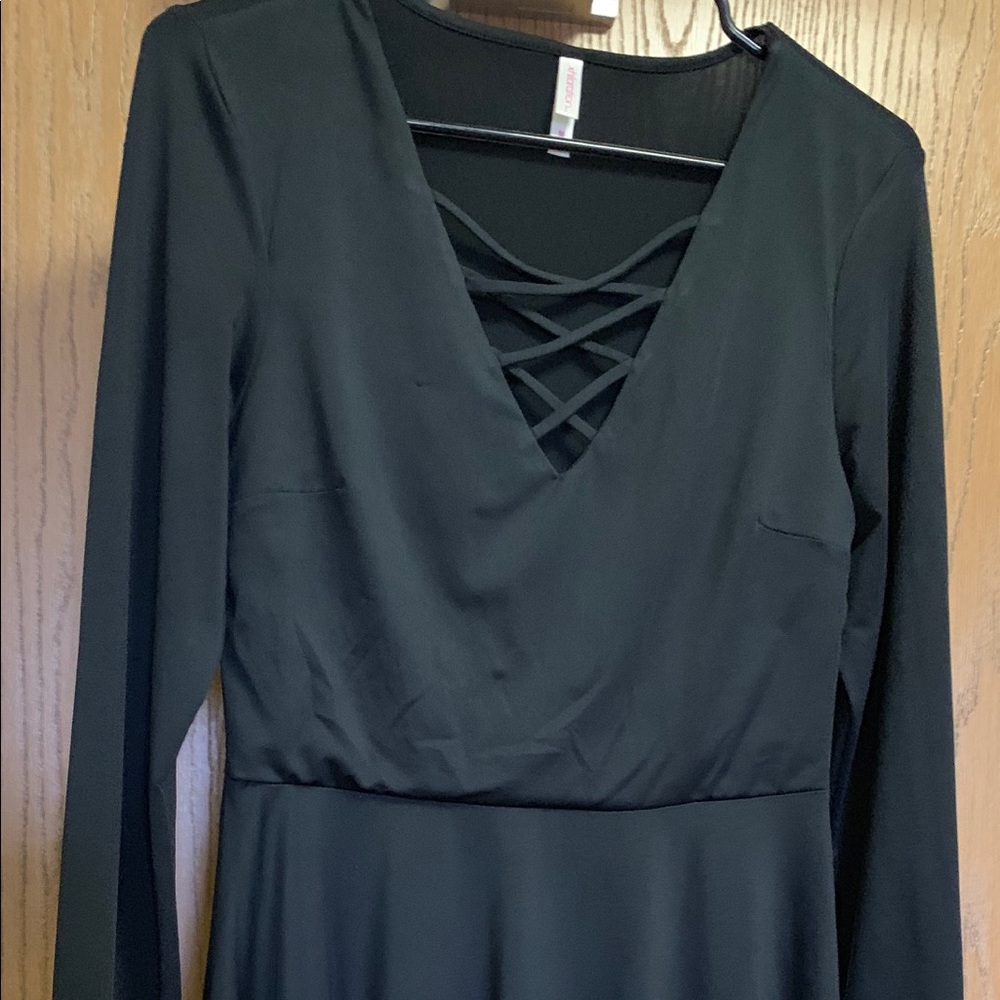 black dress